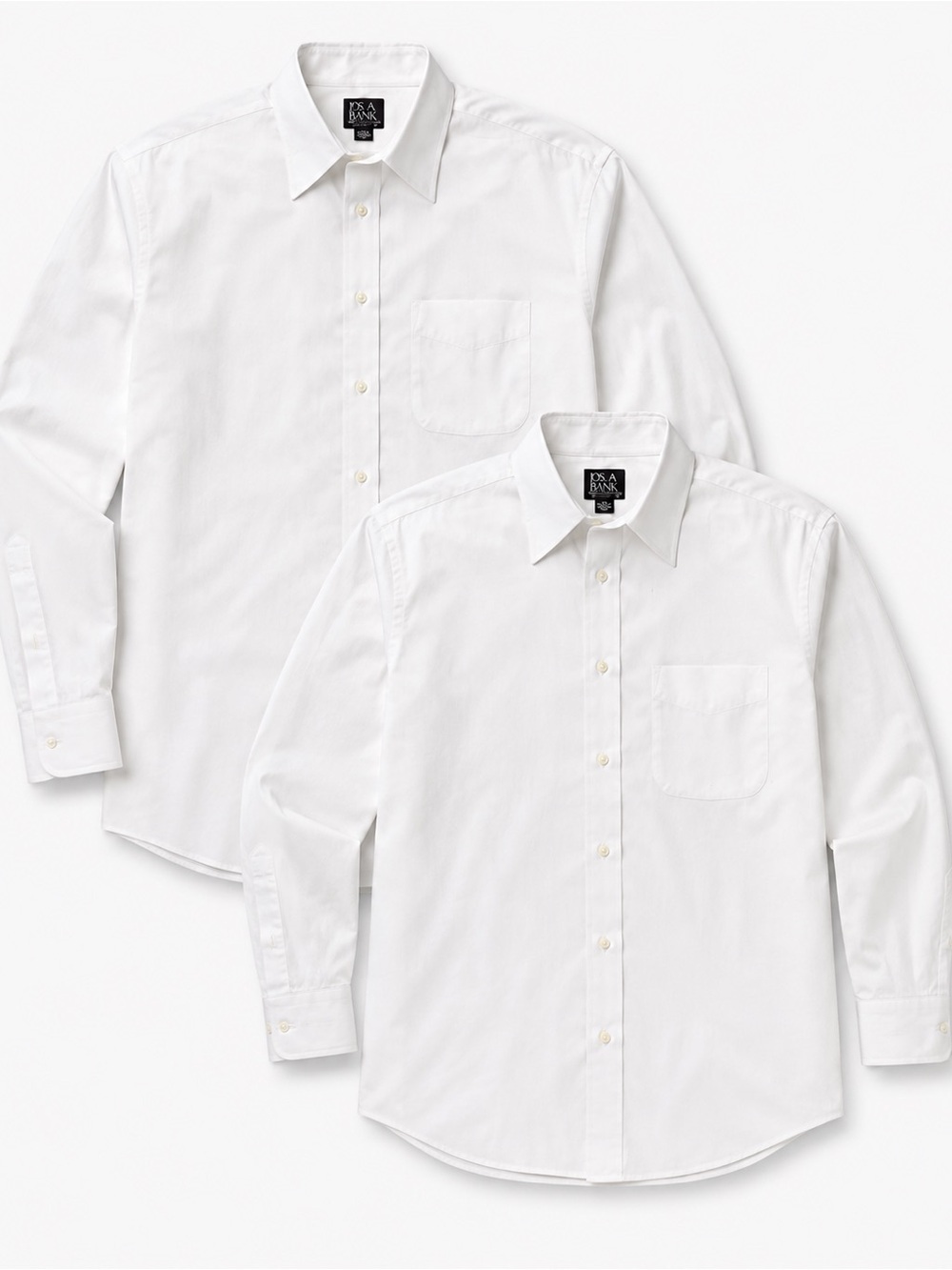 Jos. a. bank Bundle A New Day Classic White Button-Down Shirt - Pack of 2